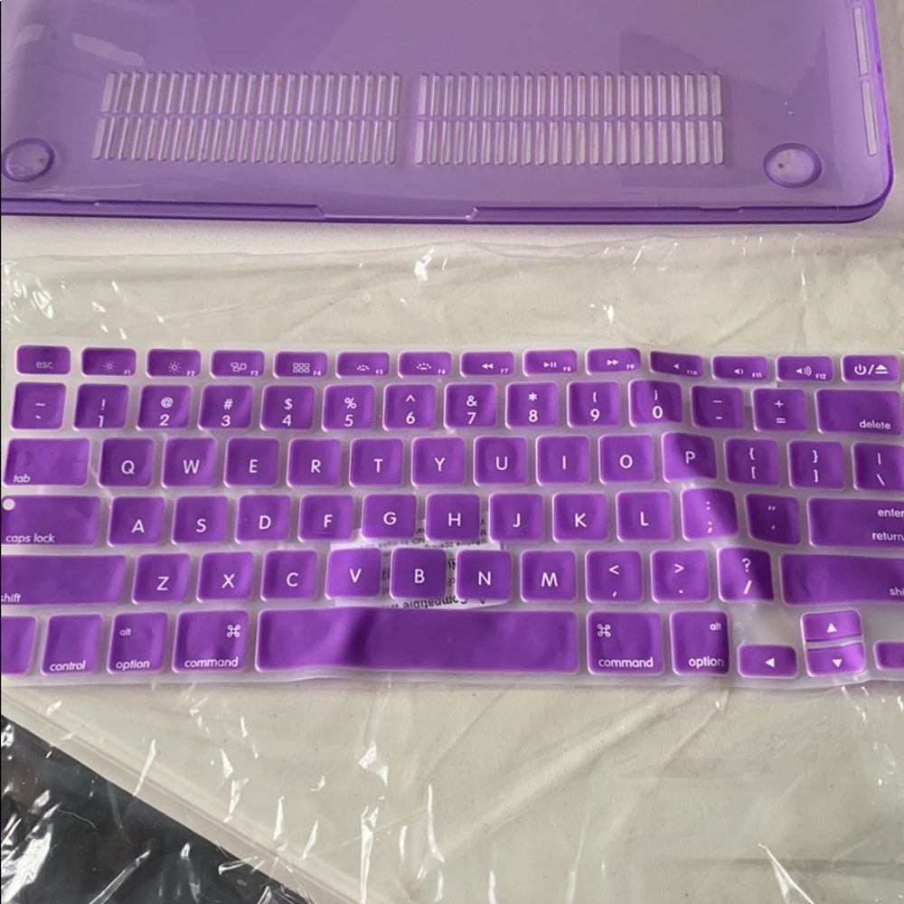 Purple cover for a 13” MacBook Pro with Retina dis